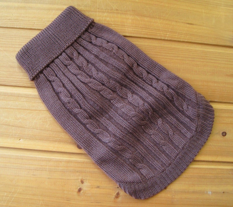 FAMI Dog Clothes Dogs Sweater Soft Puppies Clothing Winter Puppy Sweaters Warm Outfit for Dogs Small XS S Cat Apparel (Brown,Medium) - Image 2
